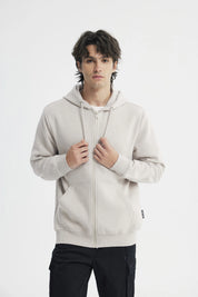 Polerón Hombre Regular Beige Oscuro