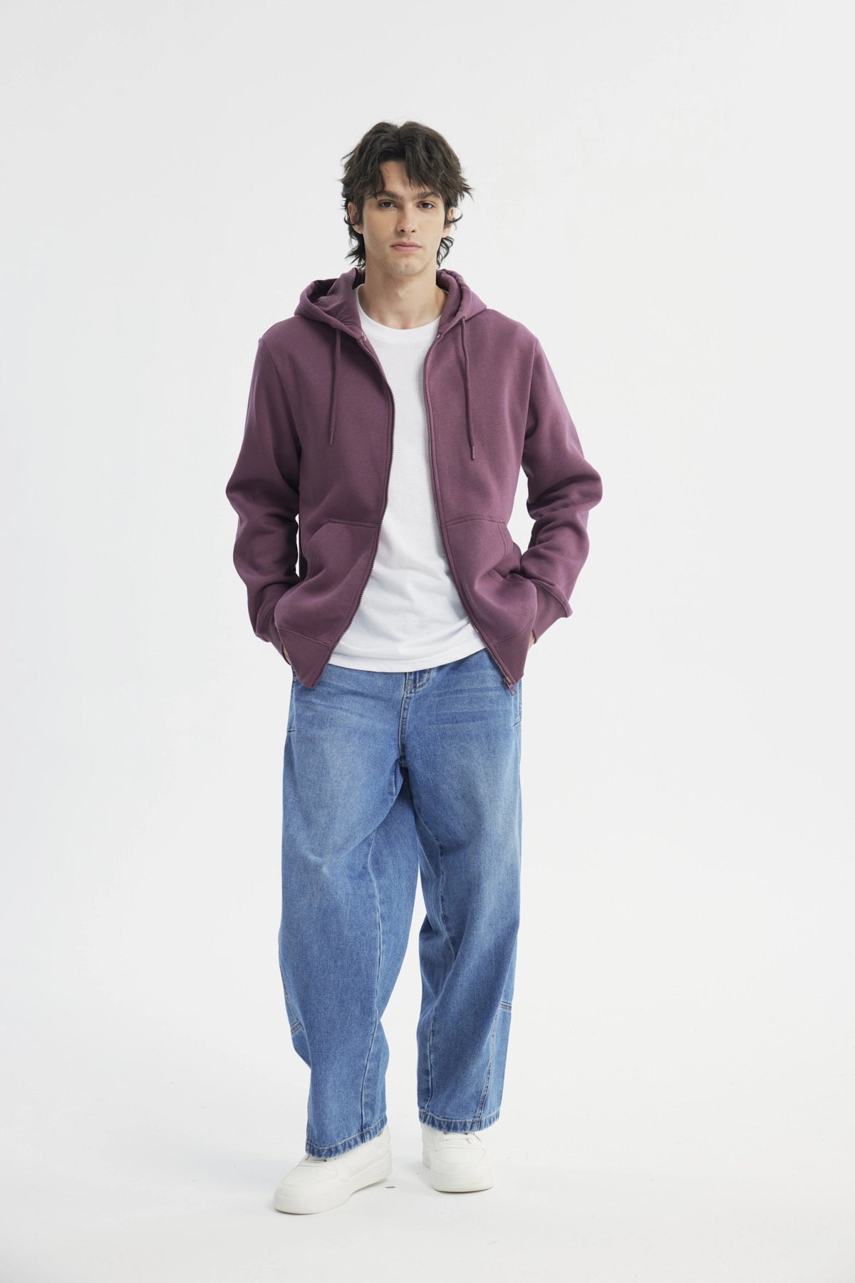 Polerón Hombre Regular Lila