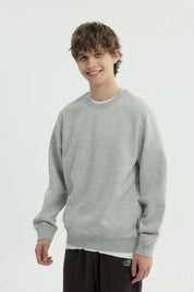 Polerón Hombre Regular Gris Melange
