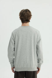 Polerón Hombre Regular Gris Melange