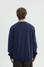 Polerón Hombre Regular Azul Marino