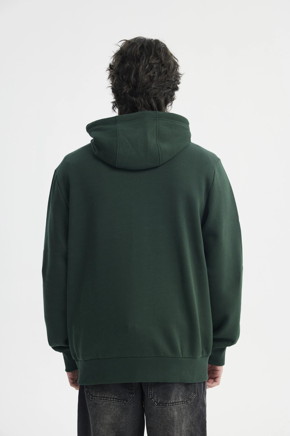 Polerón Hombre Regular Verde Oscuro
