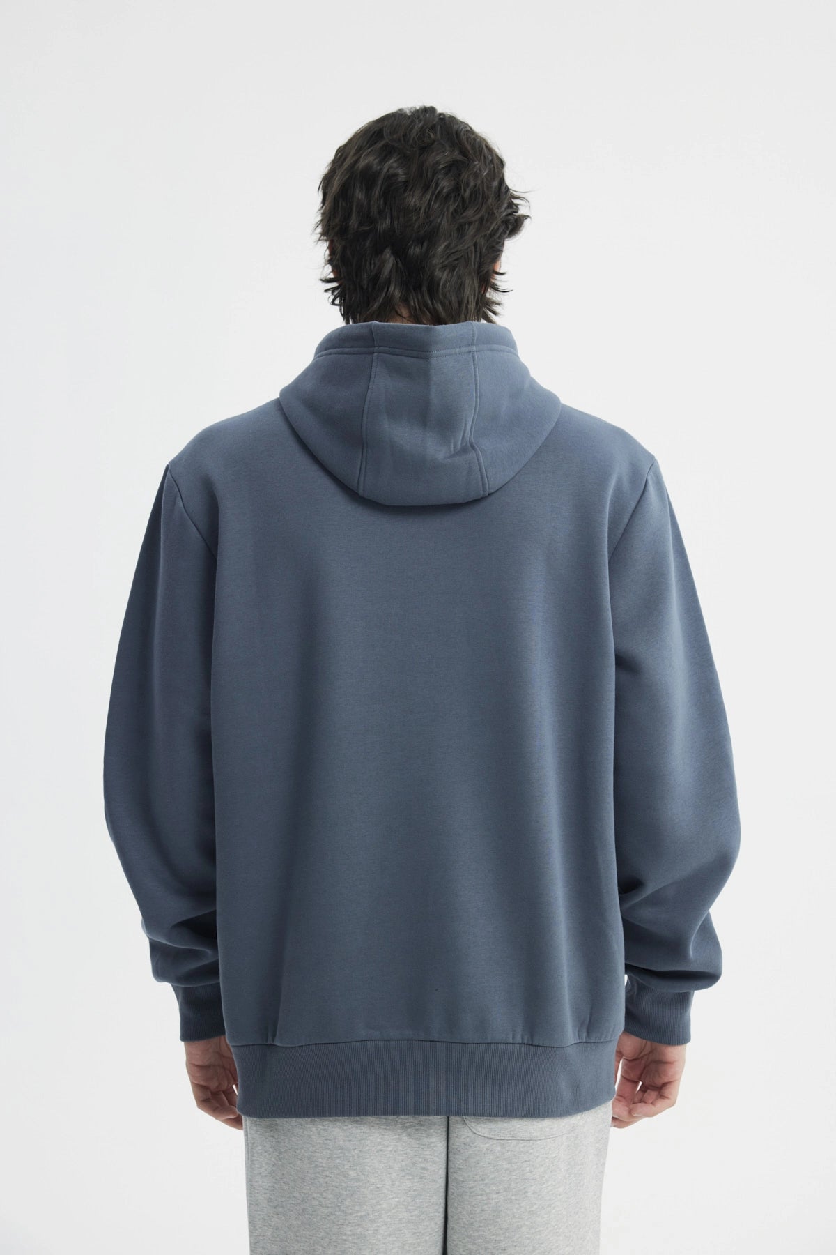 Polerón Hombre Regular Azul Piedra