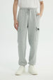 Pantalón Buzo Hombre Calce Recto Gris Melange
