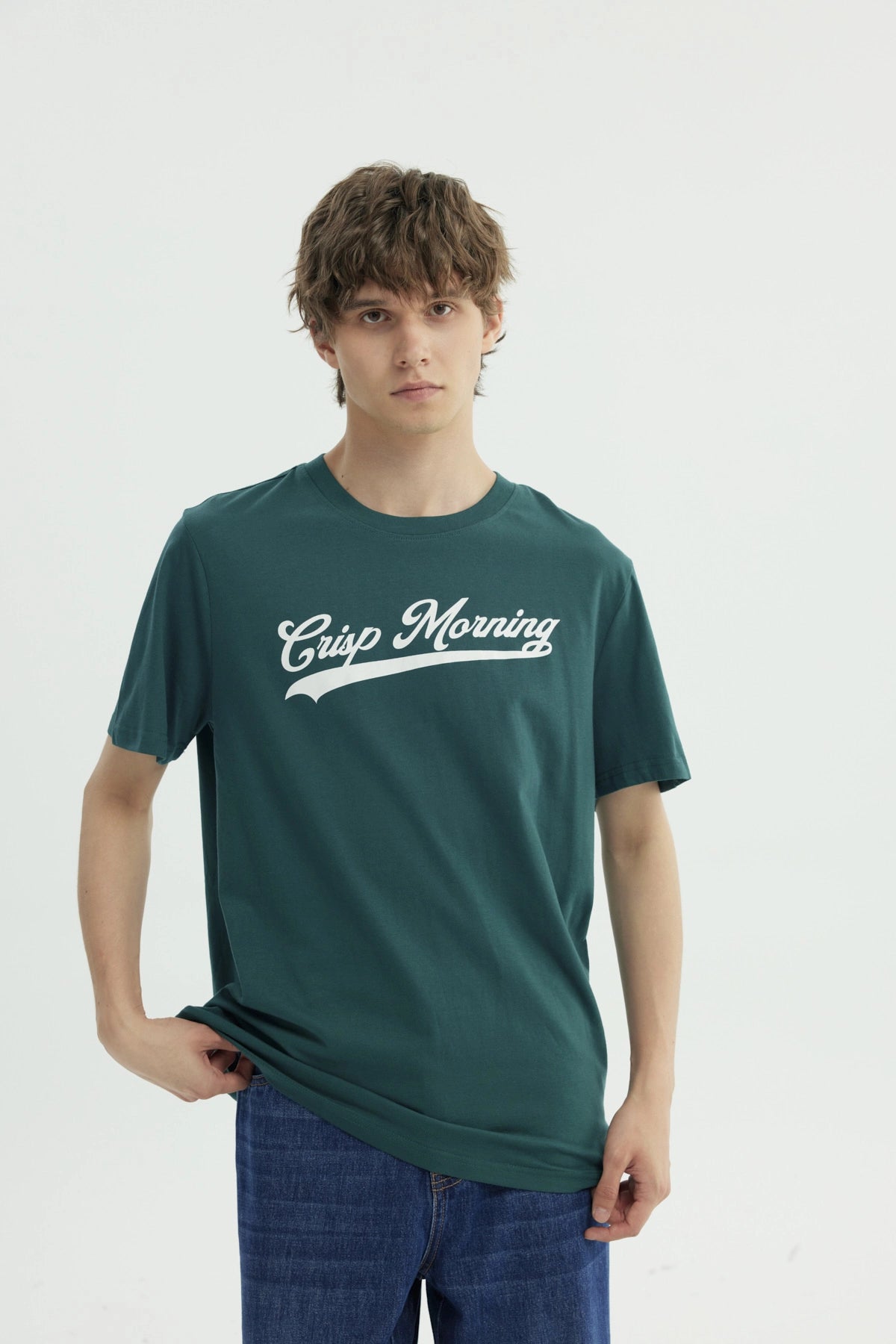 Polera Hombre Regular Verde