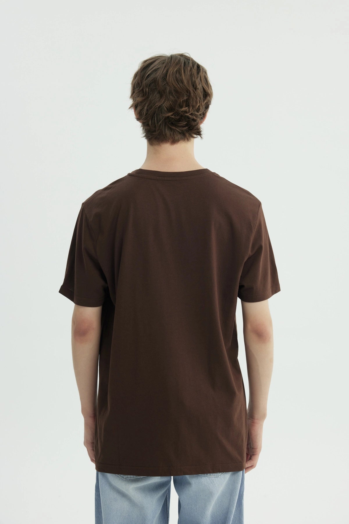 Polera Hombre Regular Marron