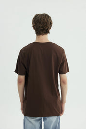 Polera Hombre Regular Marron