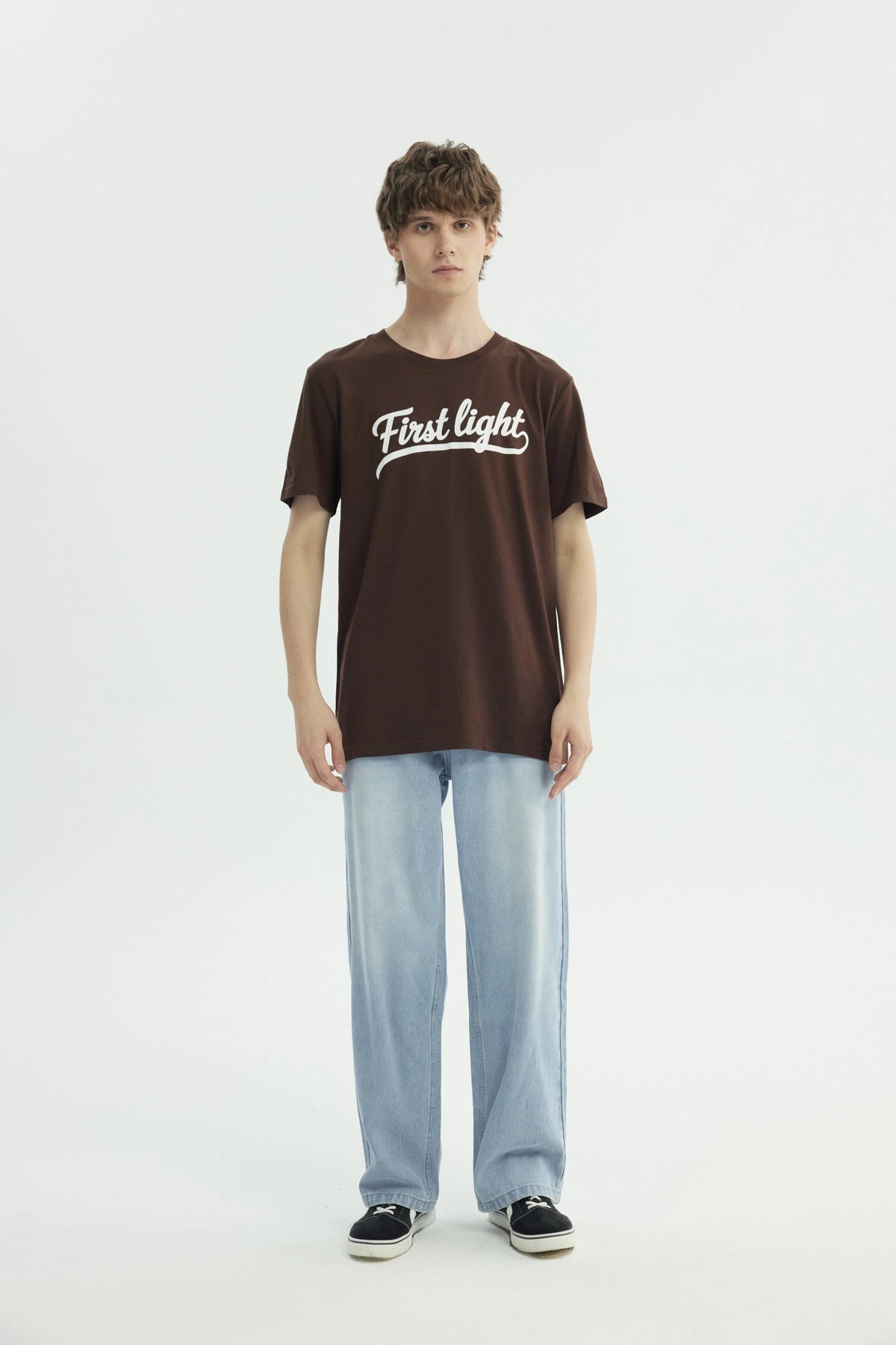 Polera Hombre Regular Marron