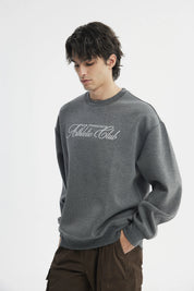 Polerón Hombre Clásico Gris