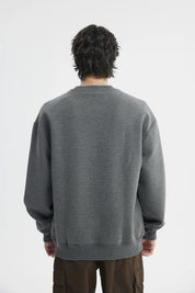 Polerón Hombre Clásico Gris