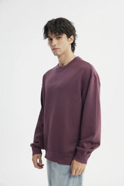 Polerón Hombre Clásico Morado
