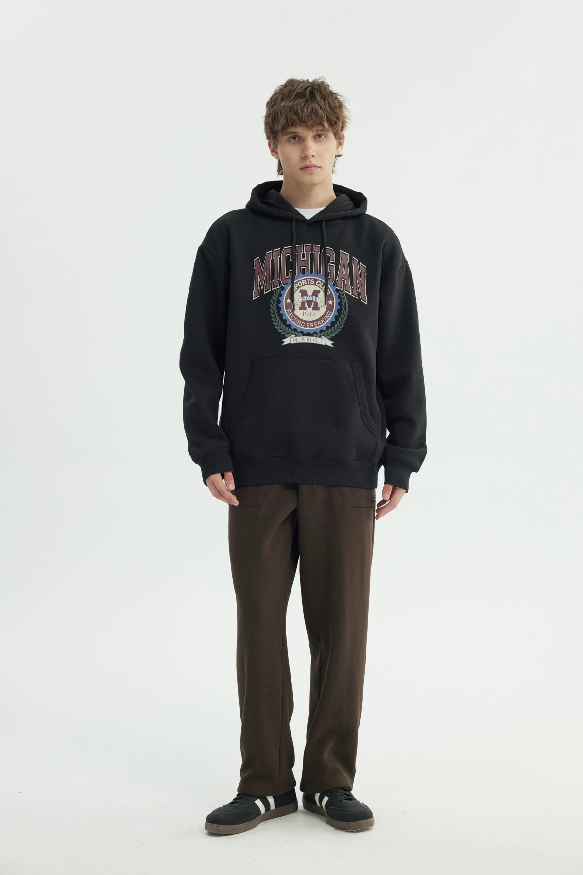 Polerón Hombre Oversize Negro
