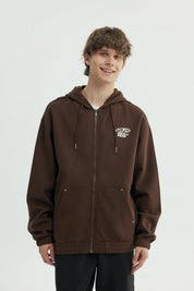 Polerón Hombre Oversize Marron