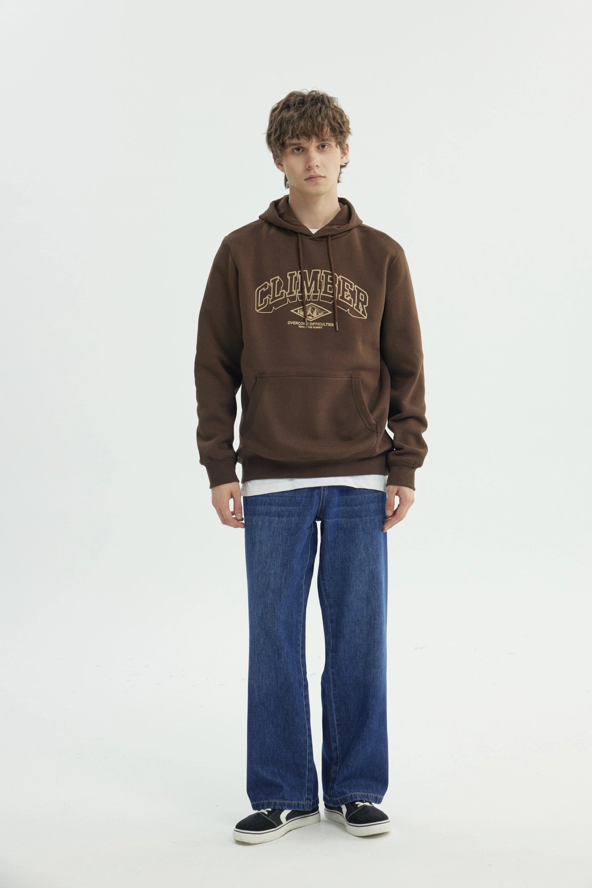 Polerón Hombre Regular Marron