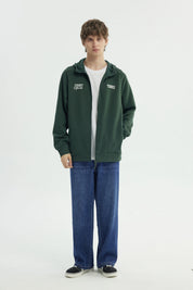 Polerón Hombre Regular Verde Oscuro