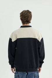 Polerón Hombre Oversize Negro