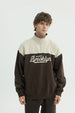 Polerón Hombre Oversize Marron