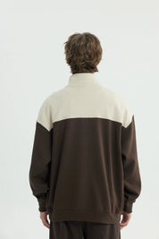 Polerón Hombre Oversize Marron