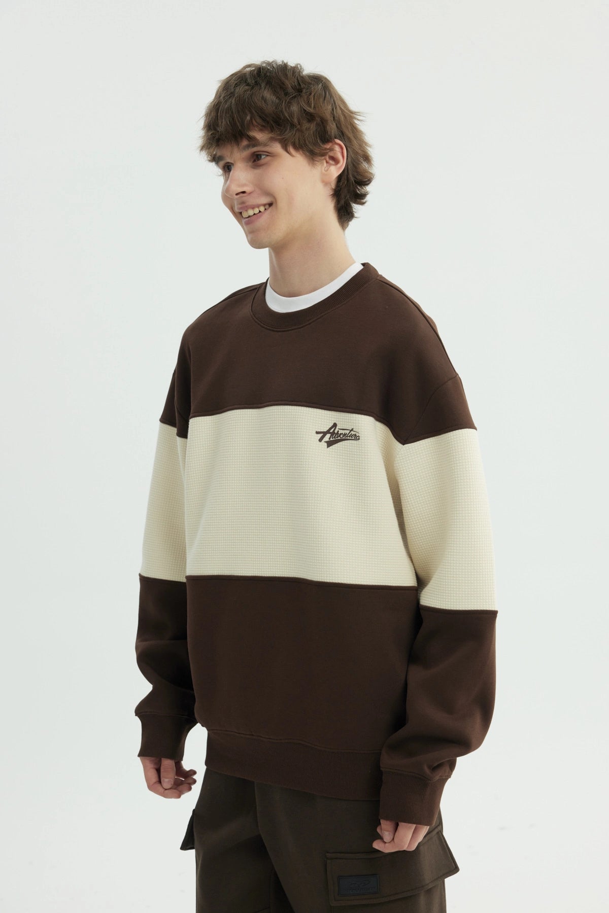 Polerón Hombre Clásico Marron