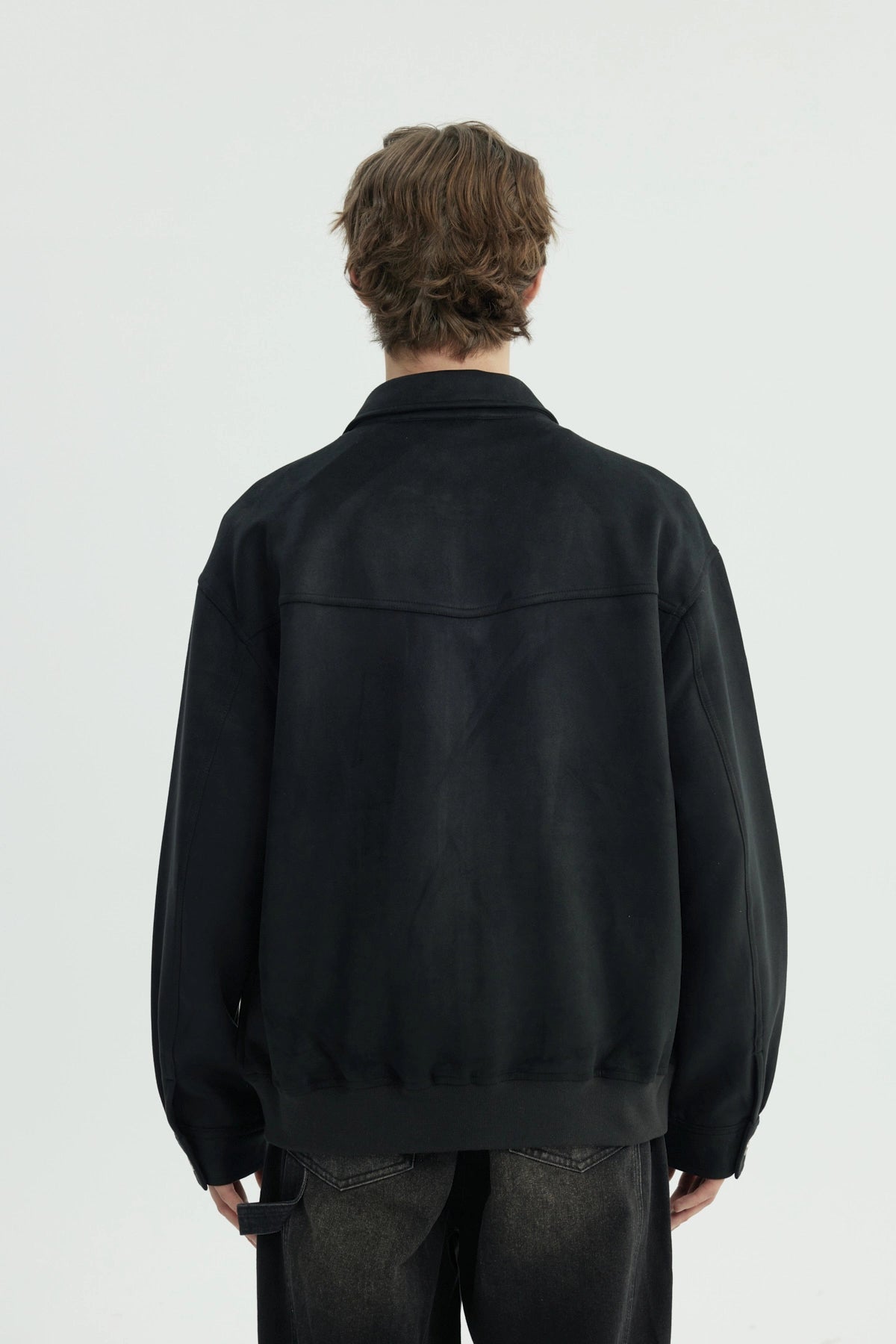 Chaqueta Hombre Oversize Negro