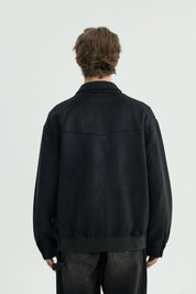 Chaqueta Hombre Oversize Negro