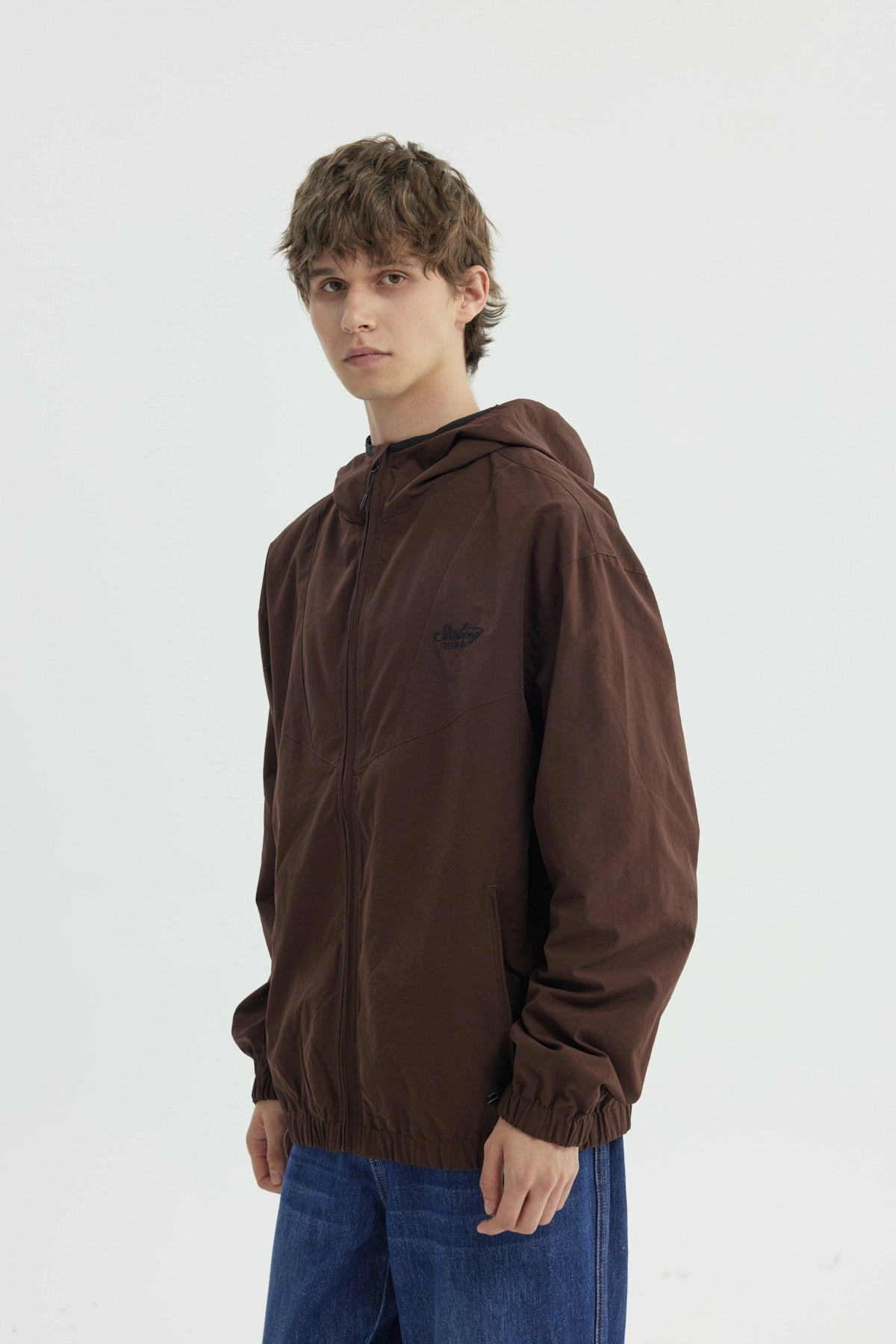 Chaqueta Hombre Regular Café