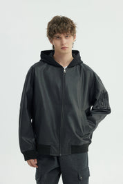 Chaqueta Hombre Oversize Negro