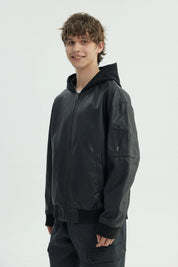Chaqueta Hombre Oversize Negro
