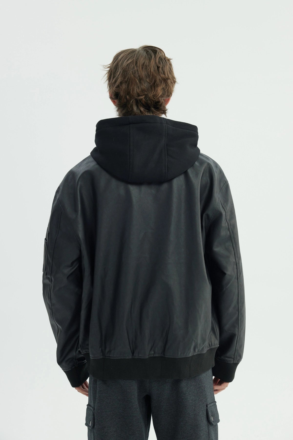 Chaqueta Hombre Oversize Negro