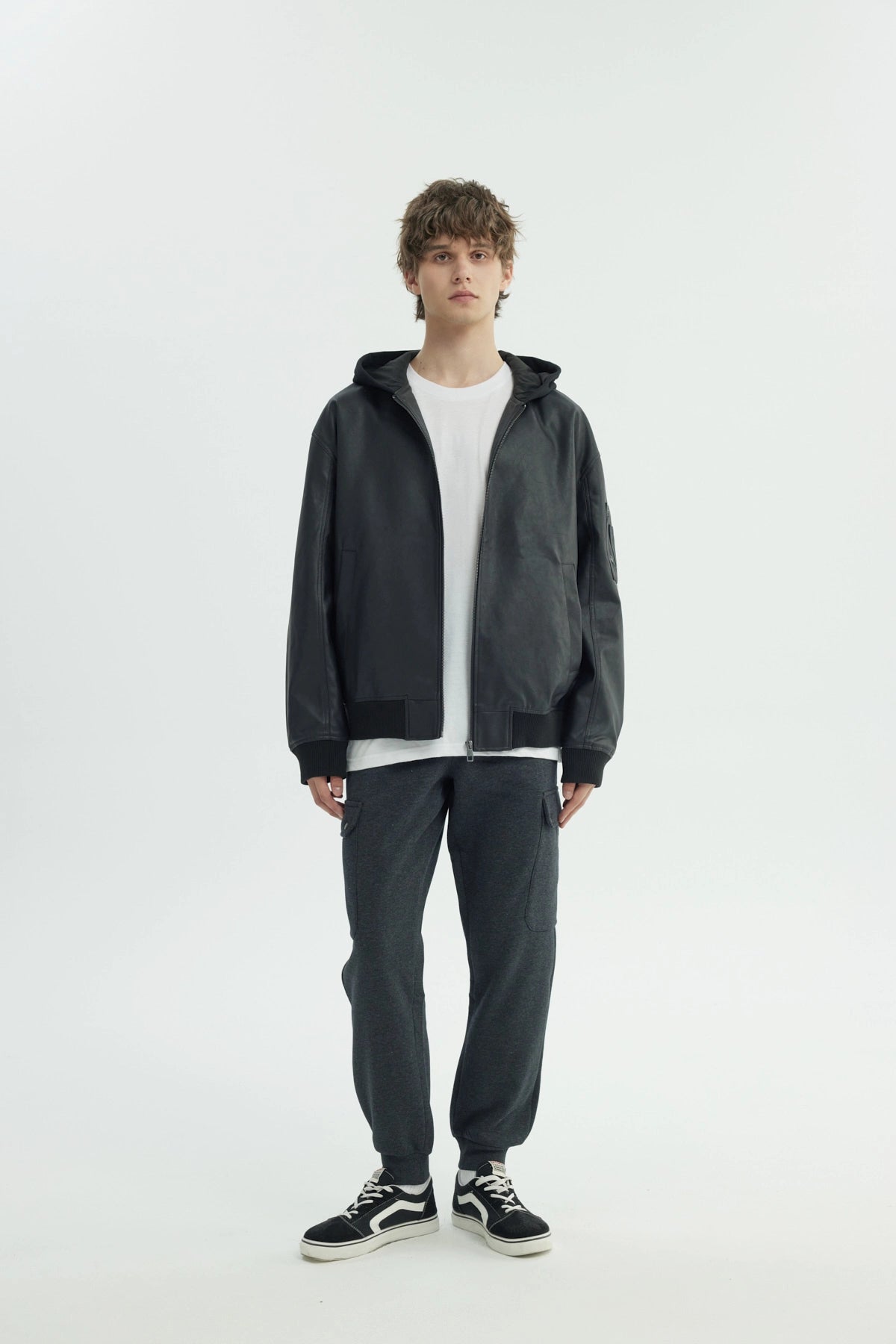 Chaqueta Hombre Oversize Negro