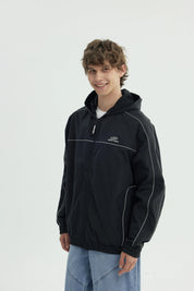 Chaqueta Hombre Oversize Negro