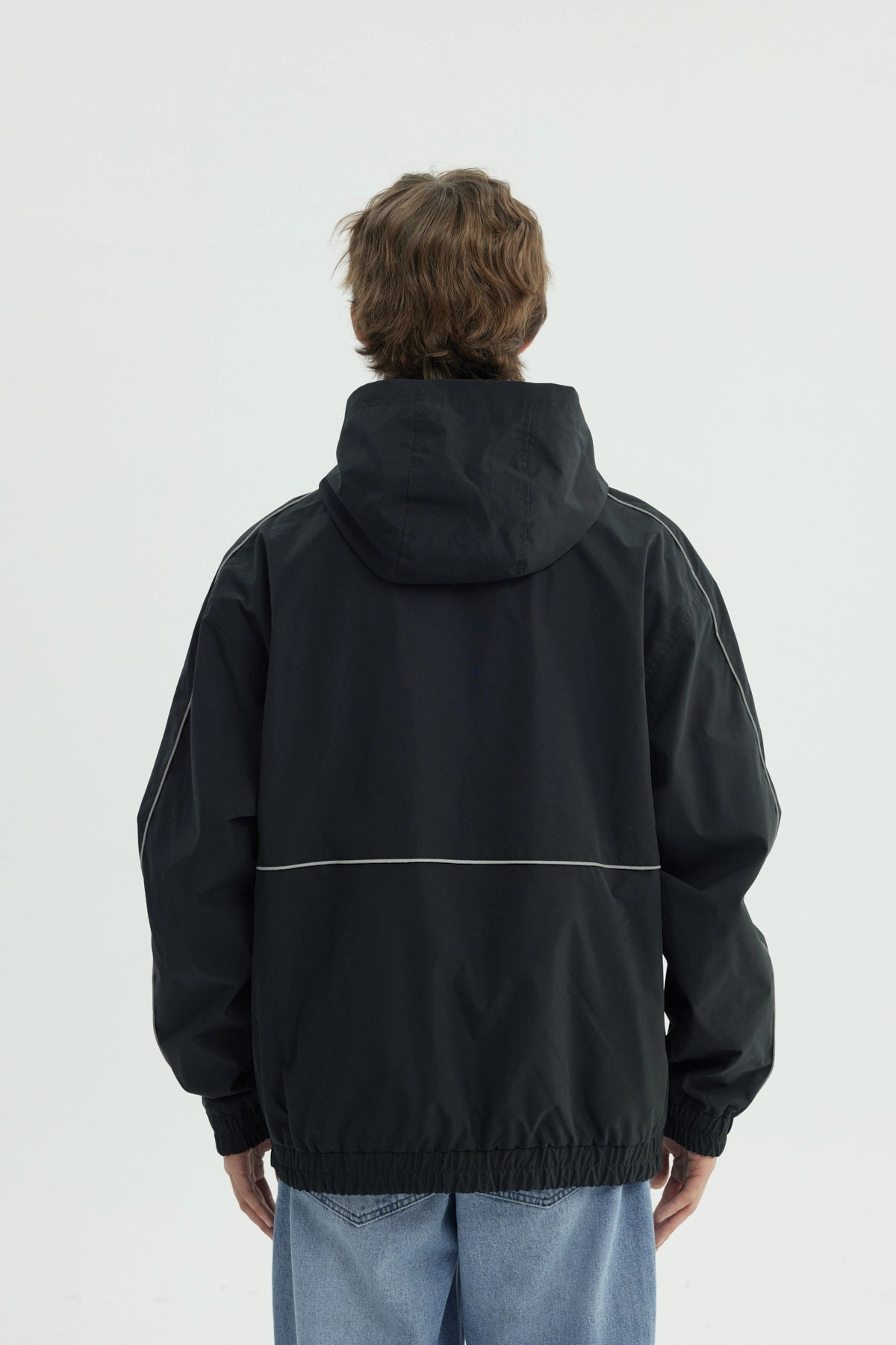 Chaqueta Hombre Oversize Negro