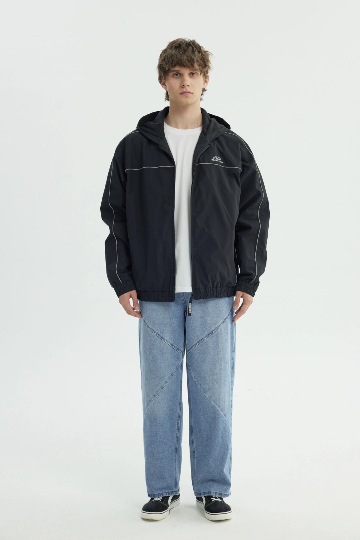 Chaqueta Hombre Oversize Negro