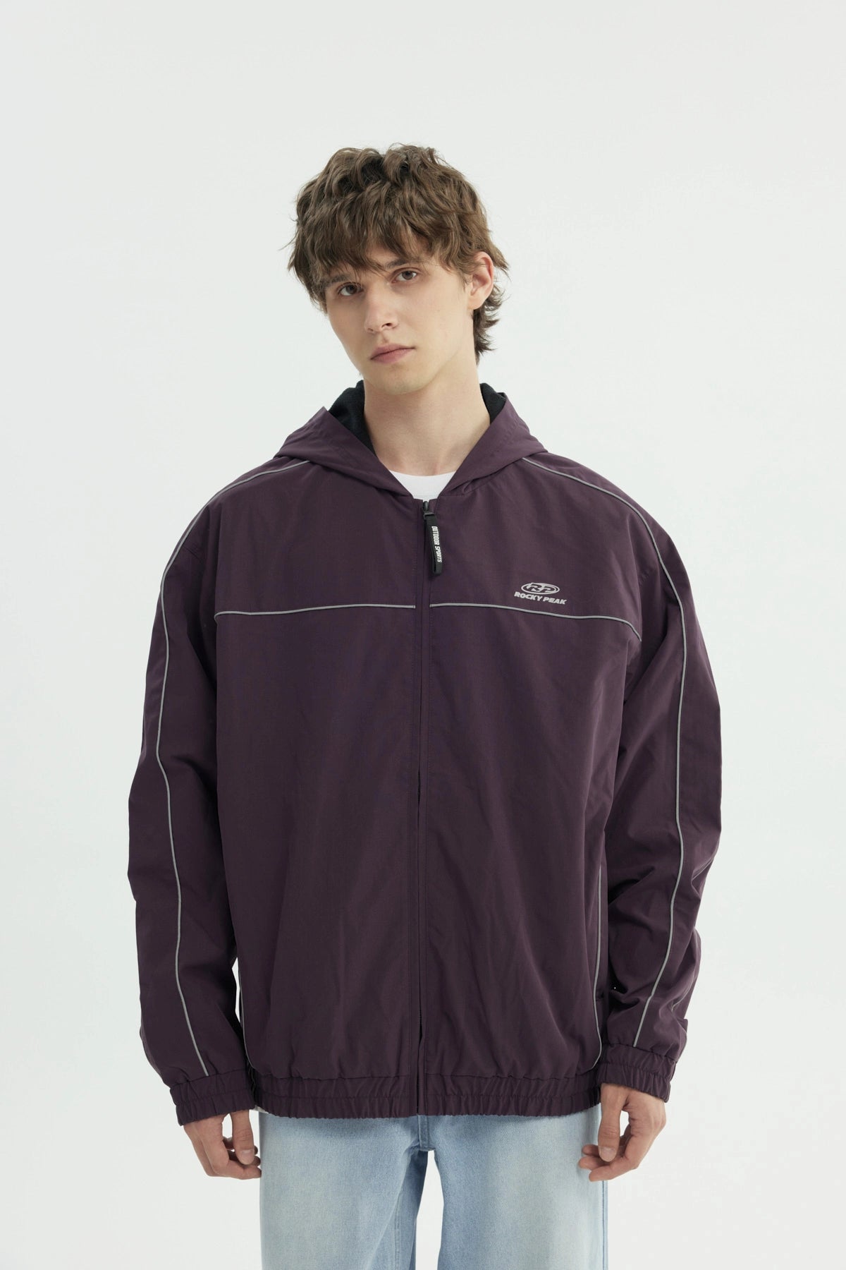 Chaqueta Hombre Oversize Morado