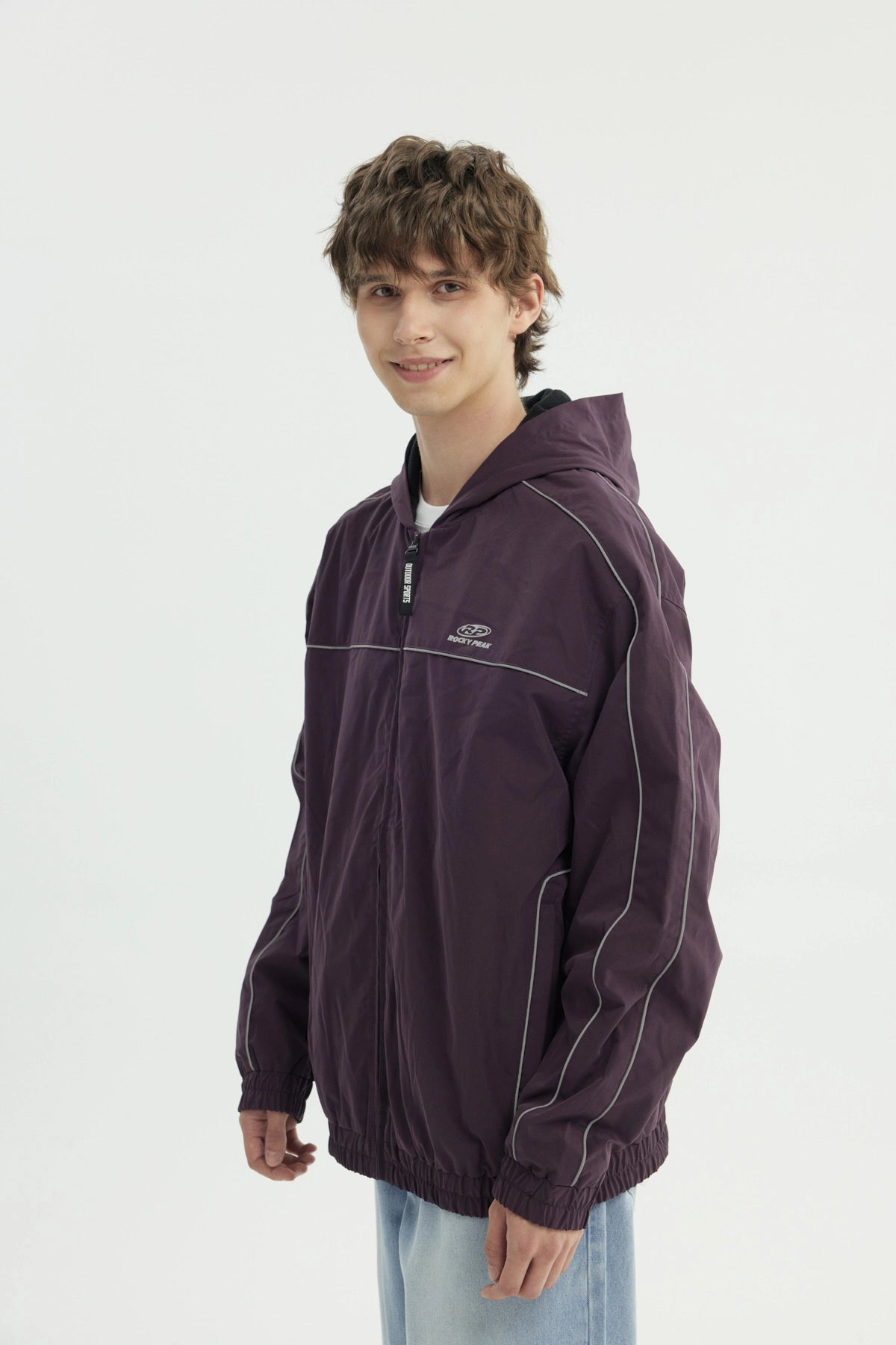 Chaqueta Hombre Oversize Morado