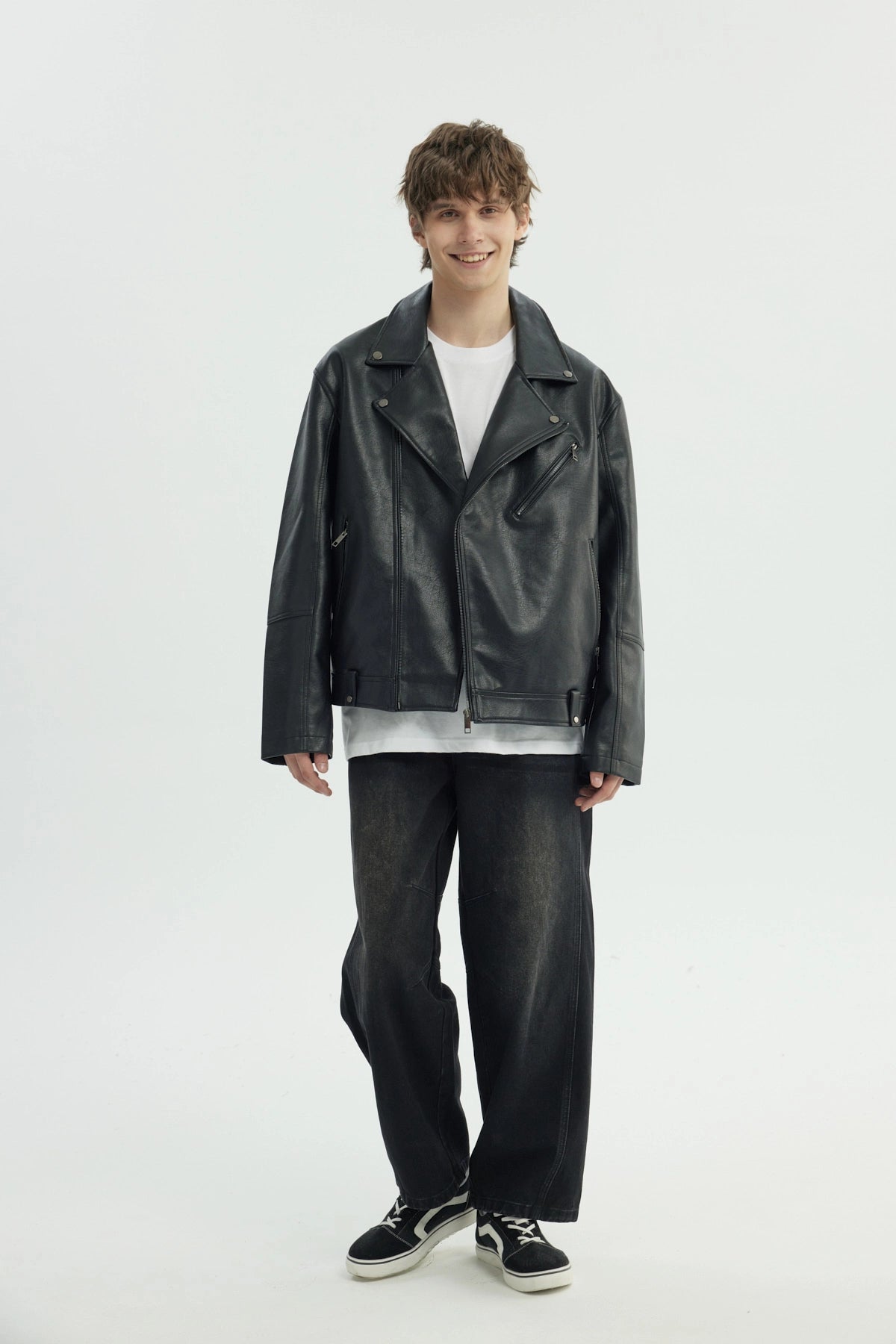 Chaqueta Hombre Oversize Negro