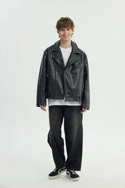 Chaqueta Hombre Oversize Negro