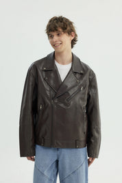 Chaqueta Hombre Oversize Chocolate