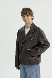 Chaqueta Hombre Oversize Chocolate