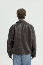Chaqueta Hombre Oversize Chocolate