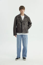 Chaqueta Hombre Oversize Chocolate