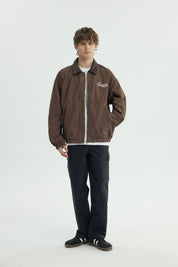 Chaqueta Hombre Classic Cuello Camisero Marron