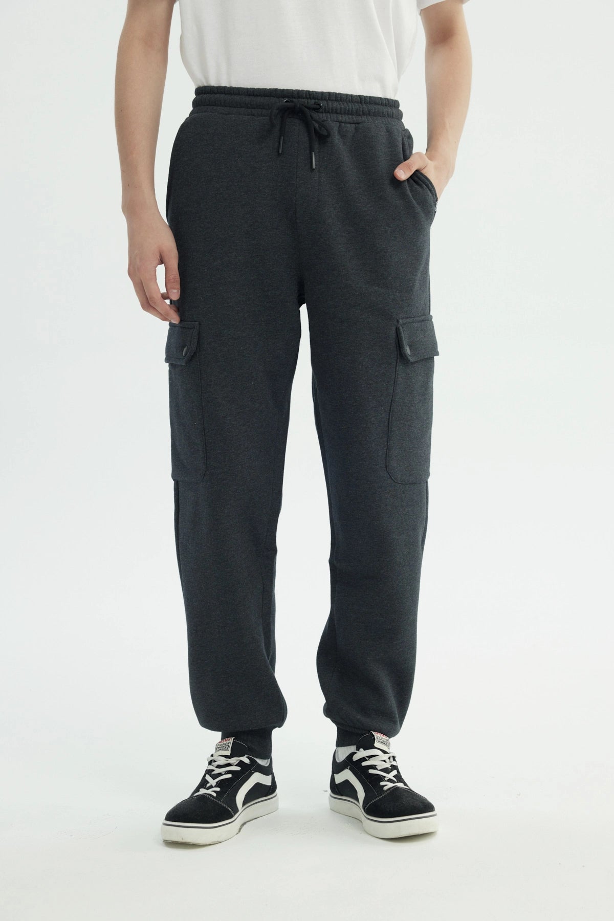 Pantalón Buzo Hombre Clásico Gris