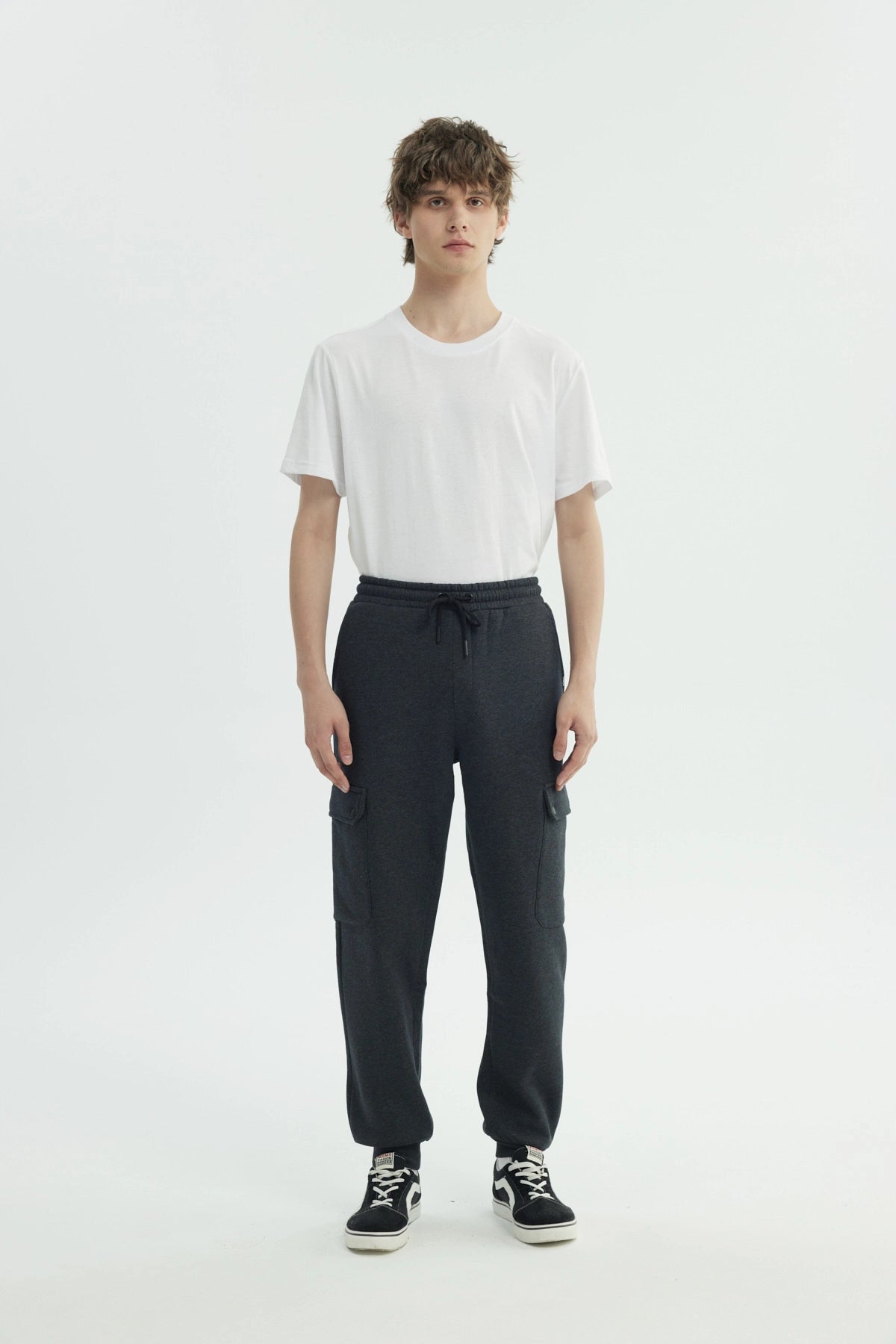 Pantalón Buzo Hombre Clásico Gris