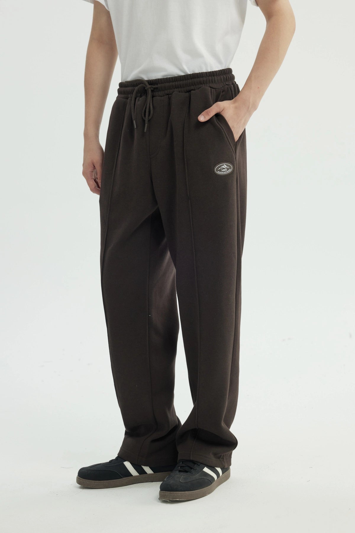 Pantalón Buzo Hombre Clásico Marron