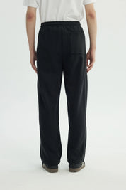 Pantalón Buzo Hombre Amplio Negro