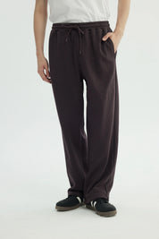 Pantalón Buzo Hombre Amplio Burdeo