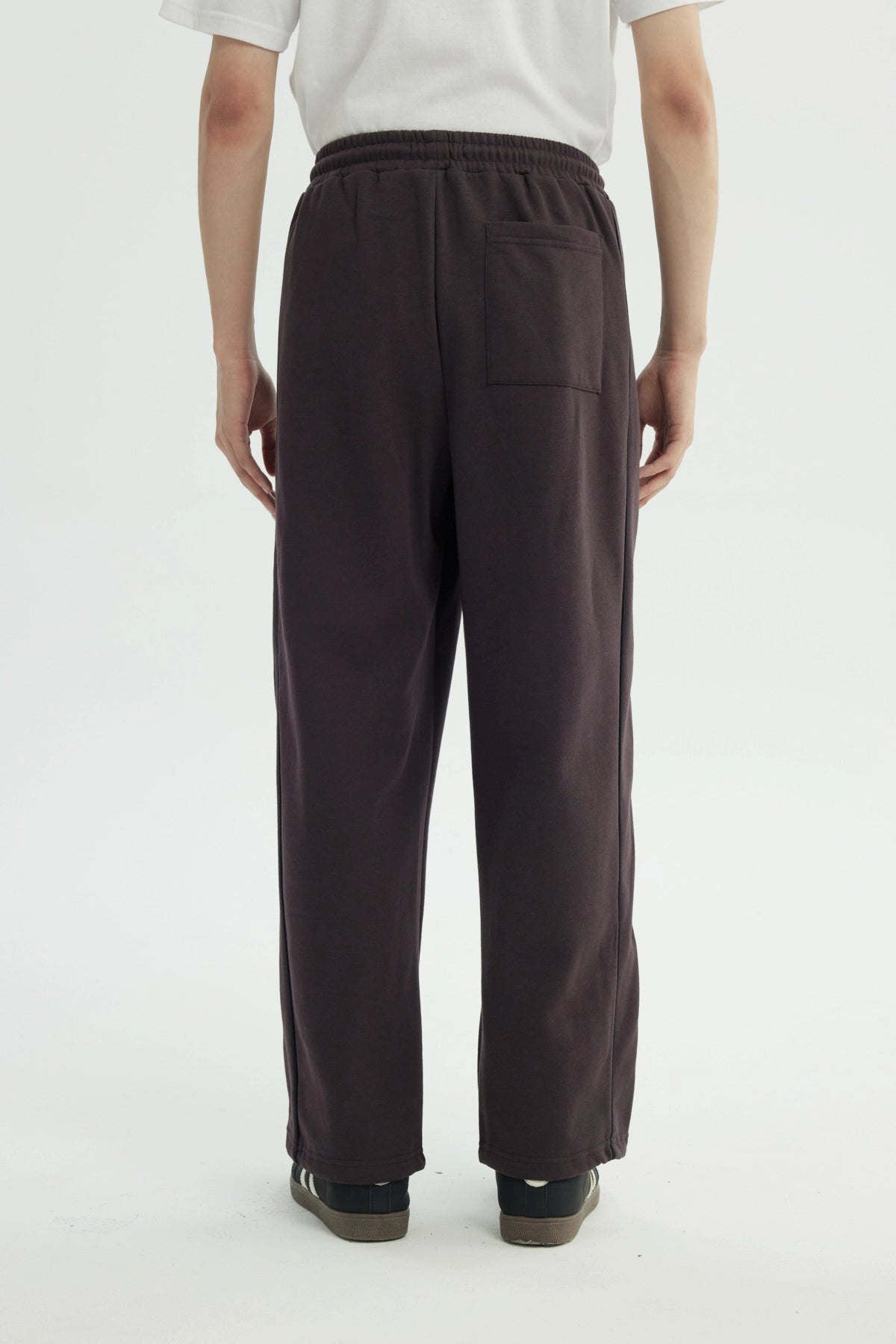 Pantalón Buzo Hombre Amplio Burdeo