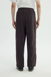 Pantalón Buzo Hombre Amplio Burdeo