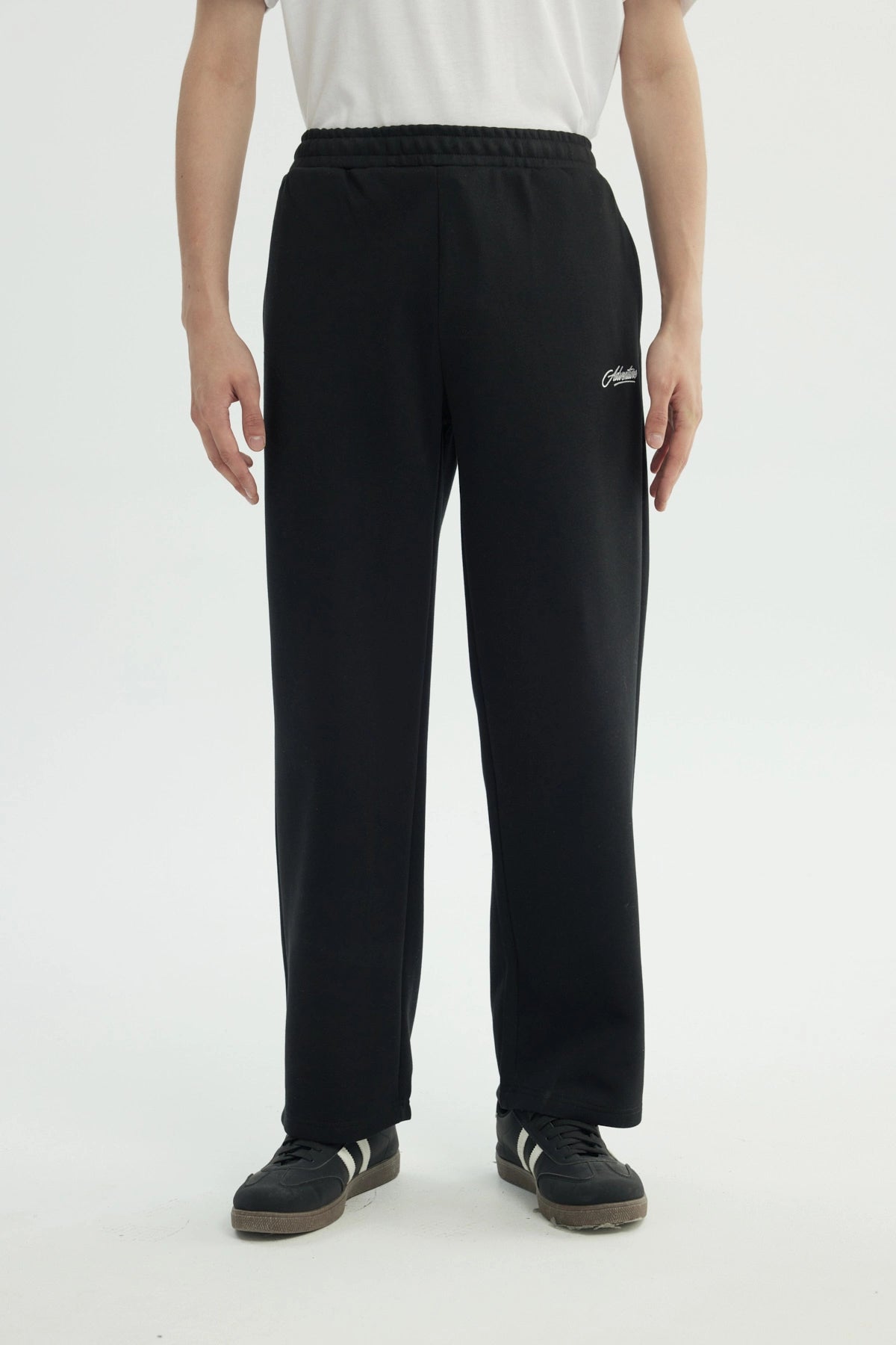 Pantalón Buzo Hombre Amplio Negro